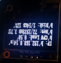 Bild: Anzeige von Systemdaten auf dem OLED nach Start des Scripts stats.py